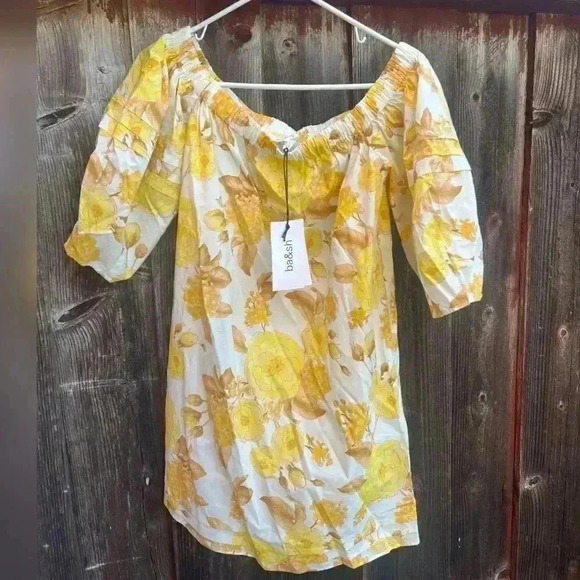 BA&SH
Nabi Floral Off-The-Shoulder Mini Dress New With Tag - Picture 6 of 11
